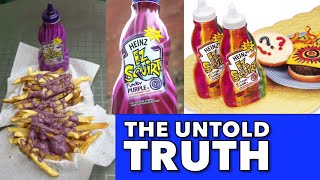 The Untold Truth of Heinz EZ Squirt Ketchup  FoodieFlashback FoodHistory [upl. by Queena]