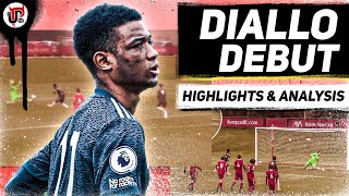 Amad Diallo Man Utd Debut vs Liverpool  Highlights amp Analysis [upl. by Iniretake]