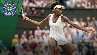 Venus Williams v Jelena Ostapenko highlights  Wimbledon 2017 quarterfinal [upl. by Beebe859]