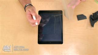 How To Put On Zagg Invisible Shield SmudgeProof Screen Protector For iPad Air [upl. by Ricker]