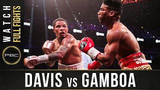 Davis vs Gamboa FULL FIGHT December 28 2019  PBC on Showtime [upl. by Pembrook]