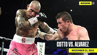 FULL FIGHT  Miguel Cotto vs Canelo Álvarez DAZN REWIND [upl. by Hildy]