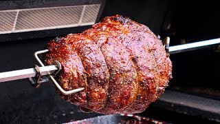 How To Rotisserie a Sirloin Roast [upl. by Dianna441]