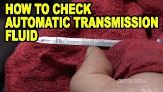 How To Check Automatic Transmission Fluid [upl. by Clo]