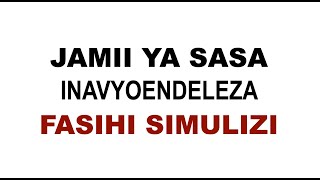 JAMII YA SASA INAVYOENDELEZA FASIHI SIMULIZI  Jamii ya Sasa Inavyojaribu Kuhifadhi Fasihi Simulizi [upl. by Husch]