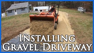 Installing a Gravel Driveway [upl. by Durst]