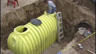 Installing a Rainwater Cistern [upl. by Myrah]