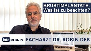 Brustimplantate Was Du unbedingt beachten solltest 👨‍⚕️ Dr Deb  info Medizin [upl. by Anetsirk]