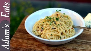 Spaghetti with blue cheese sauce  Easy pasta recipe [upl. by Ynnol]