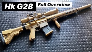 Overview of the Hk G28  the German Semi Auto Sniper System [upl. by Joelle]