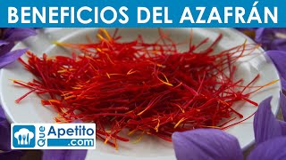 8 Propiedades y Beneficios del Azafrán  QueApetito [upl. by Reba]