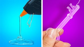 HOT GLUE GUN HACKS [upl. by Romona]