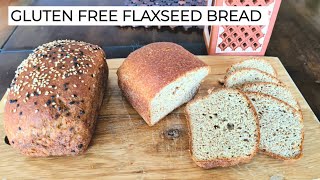 Gluten Free flaxseed bread  Keto Flaxseed Bread with yeast Low Carb bread [upl. by Anairam123]