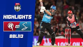 Melbourne Renegades v Adelaide Strikers  BBL13 [upl. by Giess923]