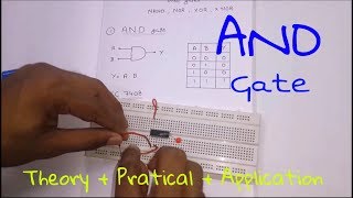 Logic Gates  AND Gate  Theory  Practical  Application  In Hindi [upl. by Dewhirst715]