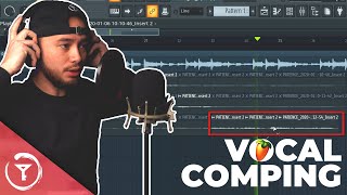 Vocal Comping In FL STUDIO 20  How to Record Vocals BEGINNERS [upl. by Neyud792]