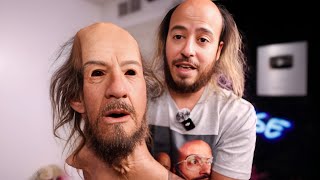 Realistic Old Man Mask Prank [upl. by Naghem]