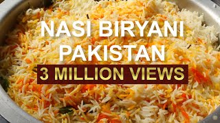 Nasi Biryani Ayam Pakistan  Pakistani Chicken Biryani [upl. by Tryck595]