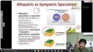 Allopatric vs sympatric speciation [upl. by Anayra945]