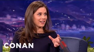 Erin Burnett Interview Part 1 102312  CONAN on TBS [upl. by Dotson]