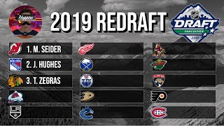 Redrafting the 2019 NHL Draft [upl. by Aziaf]