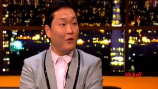 PSY Interview  Gangnam Style Jonathan Ross Show 10th Nov 2012 [upl. by Ylra438]