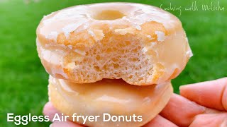 Air Fryer Donuts  Eggless Donuts  BEST Air Fryer Donuts [upl. by Aihsoj]