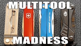 EDC Multitools Leatherman Vs Gerber Vs Victorinox Microtool Madness [upl. by Barney669]