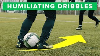 Learn to destroy your defender  3 humiliating football dribbles [upl. by Tatianna]