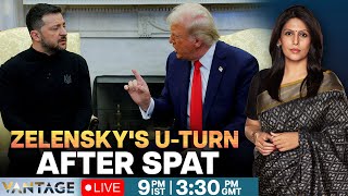 Russia Ukraine War LIVE After Trump Clash Zelenskys Uturn  Vantage with Palki Sharma  N18G [upl. by Nylram]