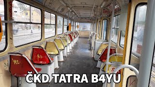 ZET Zagreb ČKD Tatra B4YU [upl. by Ahsiliw]