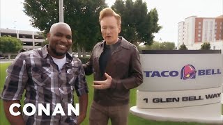 Conan Visits Taco Bell  CONAN on TBS [upl. by Fawnia301]