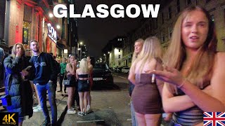 SATURDAY NIGHT GLASGOW NIGHTLIFE WALKING TOUR [upl. by Ace532]