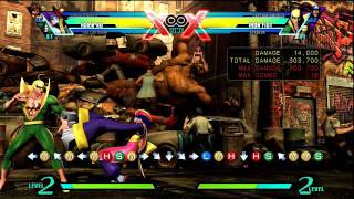 HsienKo UMvC3 combos [upl. by Herries]