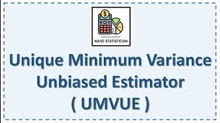 Unique Minimum Variance Unbiased Estimator UMVUE Part 3  Rao Blackwell Theorem [upl. by Atilrep971]