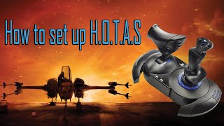 How to setup HOTAS in Star Wars Squadrons [upl. by Eetnom214]