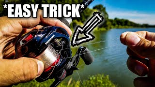 How to Remove a Backlash FAST BAITCASTER TIP [upl. by Loredo]