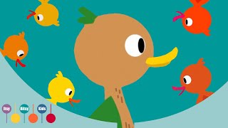 Five Little Ducks Song  Nursery Rhyme  ItsyBitsyKids [upl. by Radec]