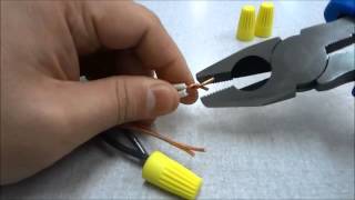 How To Connect Electrical Wires Together Tutorial [upl. by Rovelli]