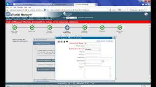 Authors Manuscript Submission Editorial Manager [upl. by Klatt]
