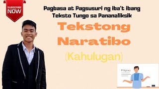 Tekstong Naratibo  Kahulugan [upl. by Eckblad]