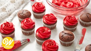 How to Make Red Frosting  Wilton [upl. by Ait]