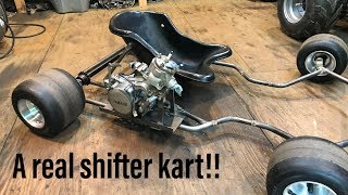 Building a YZ85 shifter kart part 1 [upl. by Eivod]