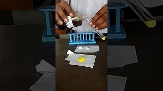 chromyl chloride test  confirmatory test for chloride ion [upl. by Oirobil]