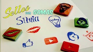 Cómo hacer SELLOS PERSONALIZADOS con CUTTER y BORRADORES [upl. by Tonl]