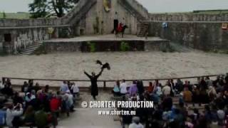 Les Aigles des Remparts  Provins France77  Eagles show [upl. by Niple]