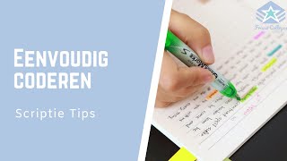 EENVOUDIG interviews coderen  3 SIMPELE manieren  SCRIPTIE TIPS [upl. by Clovah]