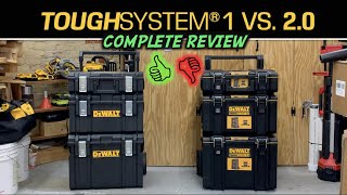 DeWalt ToughSYSTEM 1 Vs Tough SYSTEM 20 Toolboxes  Which one is better [upl. by Phelps29]