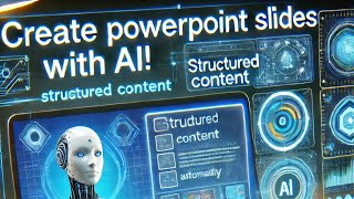 Creating powerpoint slides with AI [upl. by Langan]