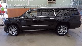 2018 Cadillac Escalade ESV Platinum  BLACK RAVEN [upl. by Kehr]